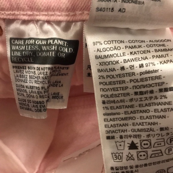 Levi 501’s! Light Pink Skinny Stretch Original Fit Jeans NWT! - Picture 16 of 16